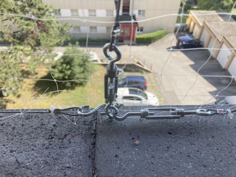 Filets transparents : déconseillés !!!