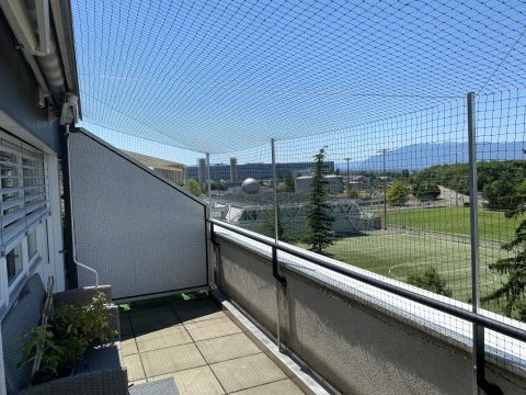 Balcon avec couverture