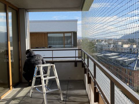Balcon d'angle
