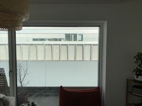 Balcon circulaire rambarde-plafond