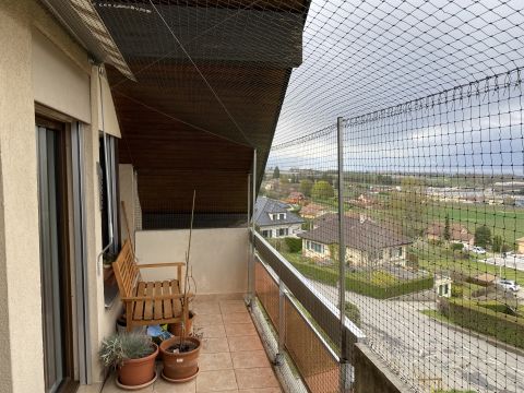 Balcon avec couverture