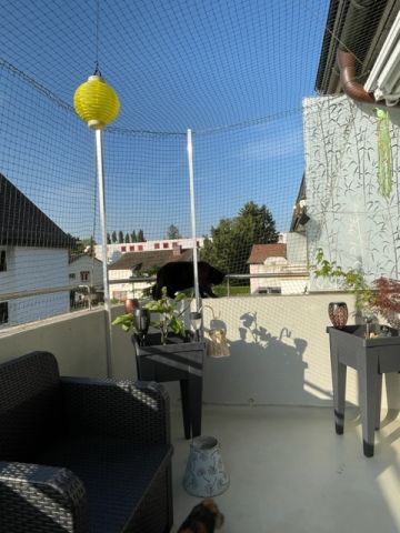 Balcon avec couverture