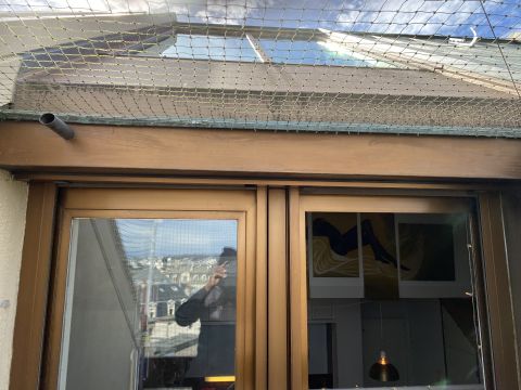 Balcon avec couverture