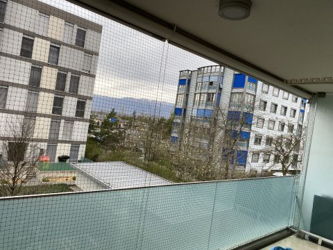 Balcon encastré toile solaire