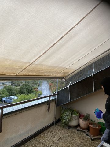 Balcon baignoire toile solaire