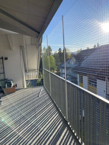 Balcon partiellement couvert + couverture