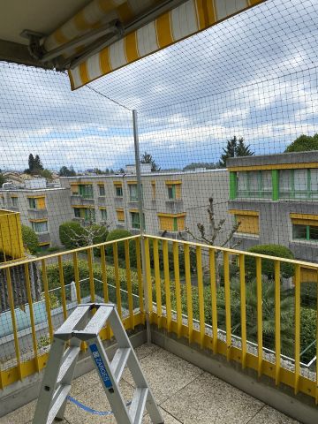 Balcon partiellement couvert + couverture