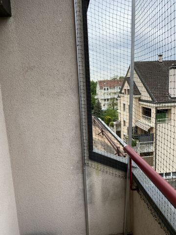 Balcon partiellement couvert + couverture