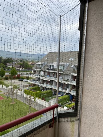 Balcon partiellement couvert + couverture