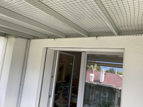 Balcon sans percer avec couverture