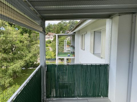 Balcon sans percer avec couverture