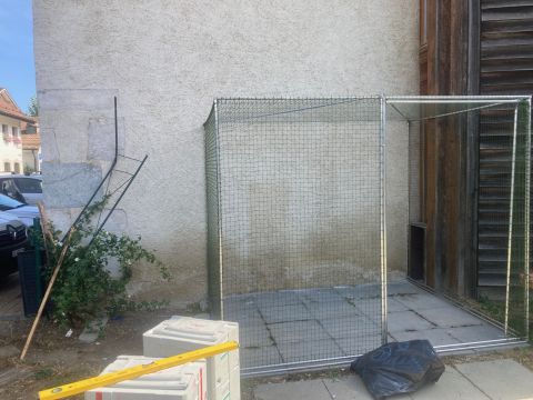 Catio adossé à maison