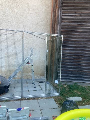 Catio adossé à maison