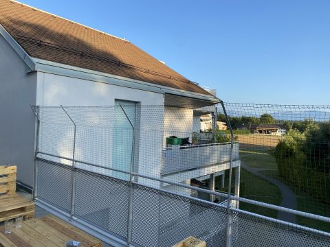Balcon avec retours