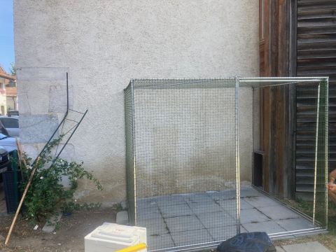 Catio adossé à maison