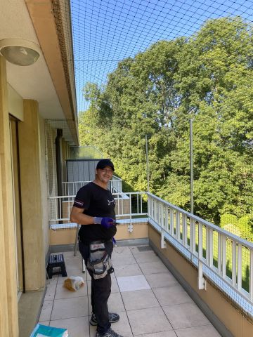 Balcon avec couverture