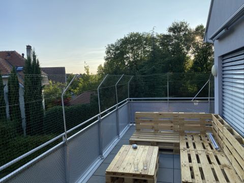 Balcon avec retours