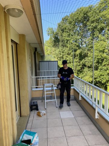 Balcon avec couverture