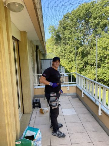 Balcon avec couverture