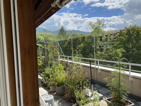 Balcon avec couverture