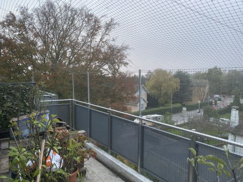 Balcon avec couverture