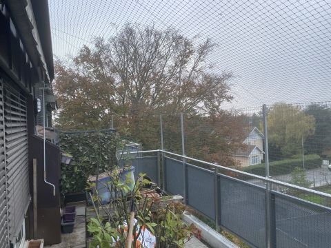 Balcon avec couverture