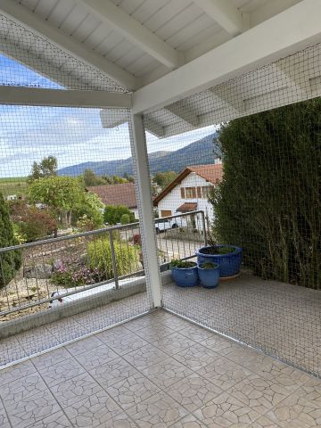 Terrasse couverte sous toit