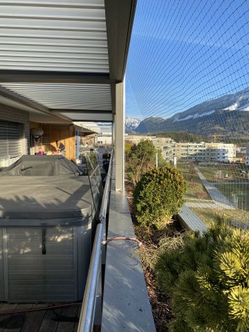 Balcon cadres filet coulissant