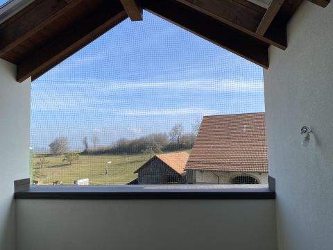 Balcon avec rebord large