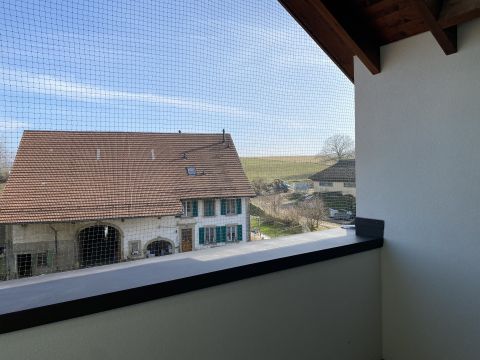 Balcon avec rebord large