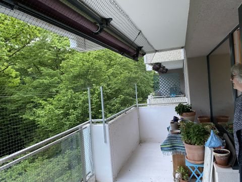 Balcon plusieurs décrochements, couverture