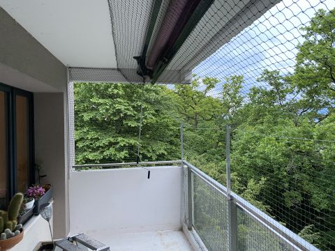 Balcon plusieurs décrochements, couverture