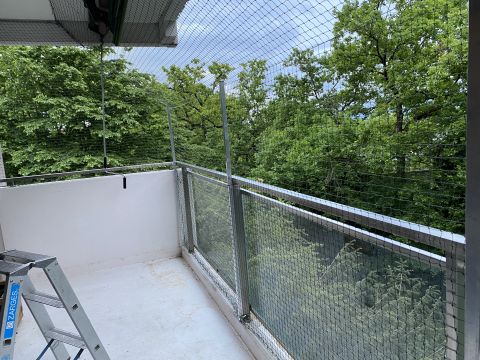 Balcon plusieurs décrochements, couverture