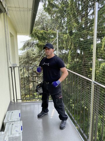 Balcon avec couverture