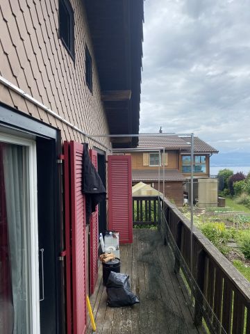 Balcon avec couverture