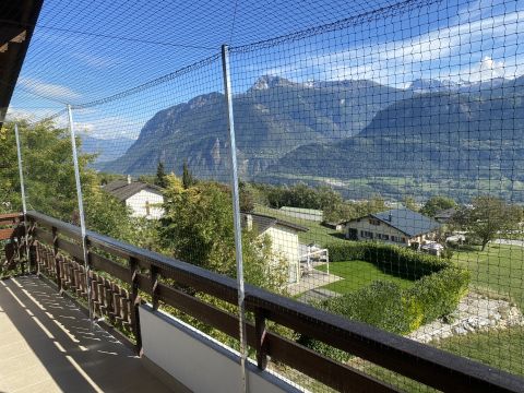 Balcon avec couverture