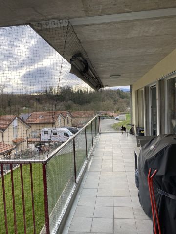 Balcon plusieurs côtés toile solaire