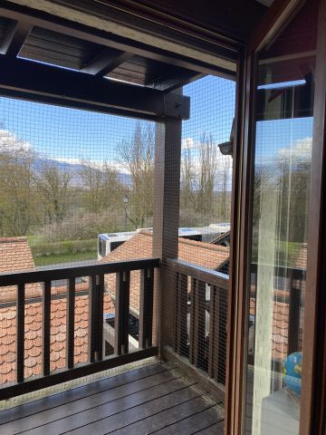 Balcon structure en bois