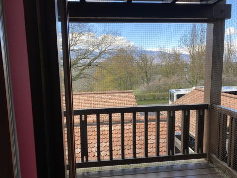 Balcon structure en bois