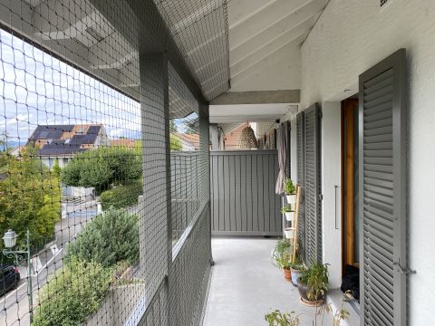Balcon sous avant-toit