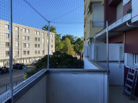 Balcon avec couverture
