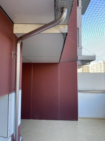 Balcon avec couverture