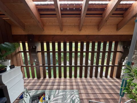 Loggia en bois