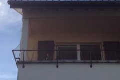 Protection de balcon - enveloppement de la rembarde